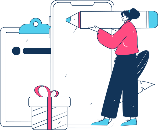 Kundenmeinung  Illustration