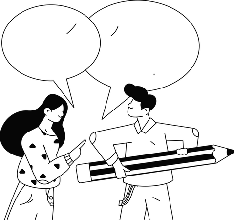 Kundensupport-App  Illustration