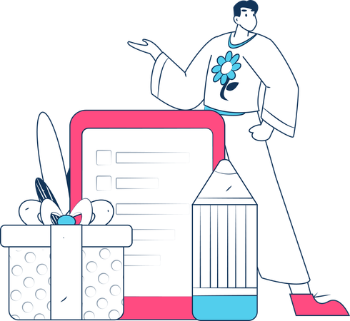 Kundenumfrage  Illustration