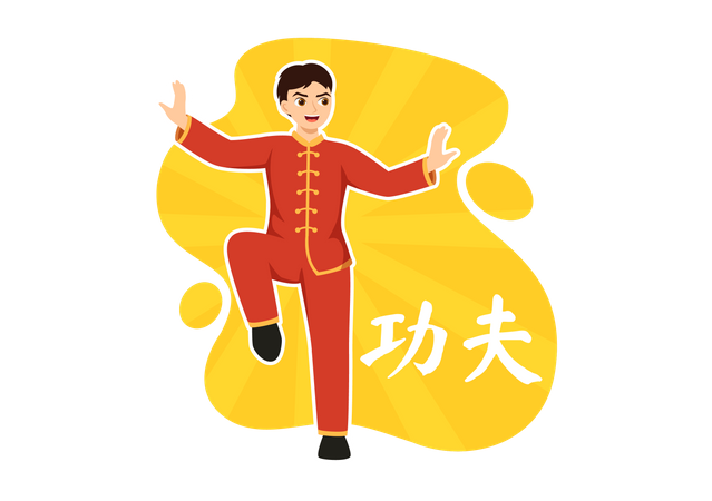 Kung-Fu  Illustration
