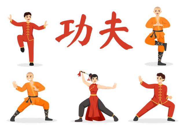 Kung-Fu  Illustration