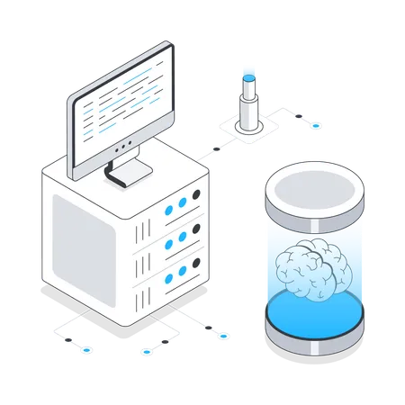 Künstliche Intelligenz  Illustration