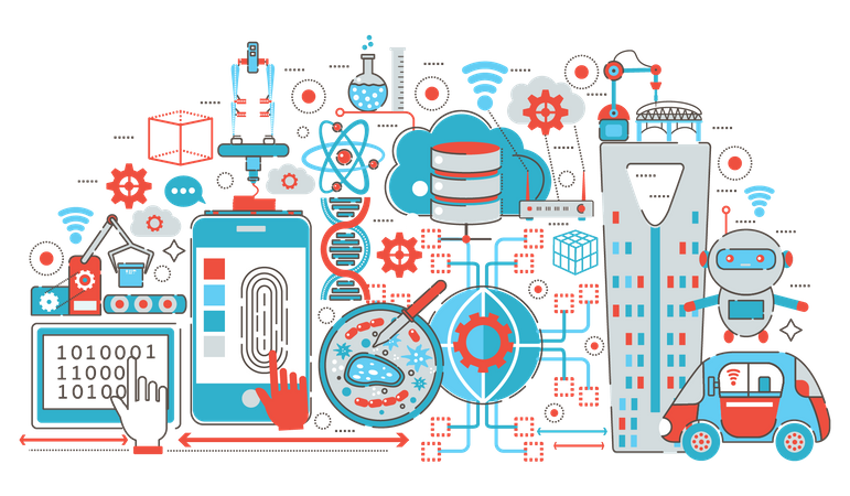 Künstliche Intelligenz  Illustration