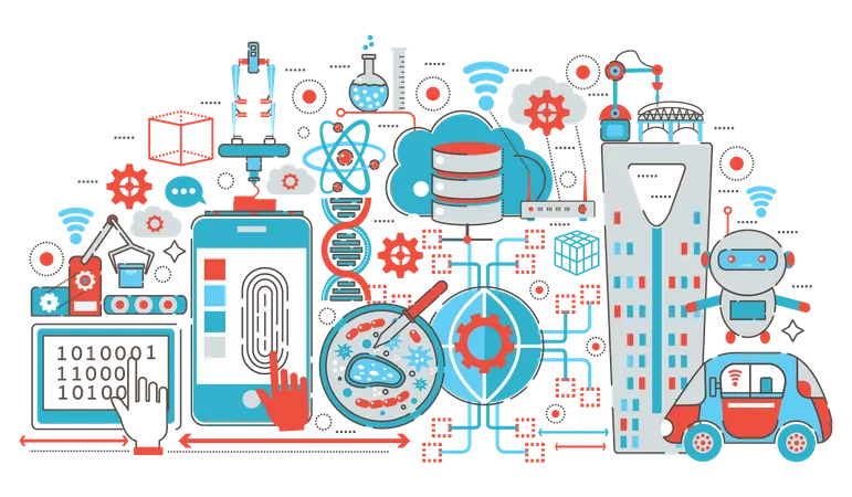 Künstliche Intelligenz  Illustration