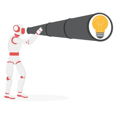 Künstliche Intelligenz unterstützt den Geschäftserfolg  Illustration