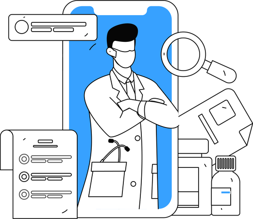 Consulter un médecin en ligne devient une aubaine pour les personnes pauvres  Illustration