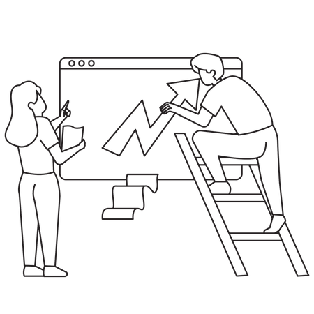 La croissance des ventes  Illustration
