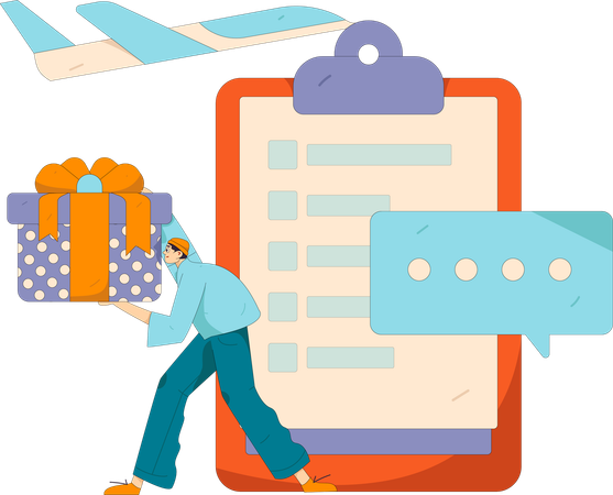 La empresa recopila datos en línea de los clientes  Ilustración