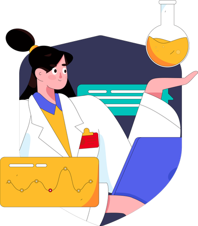 Lab Assistant  Illustration