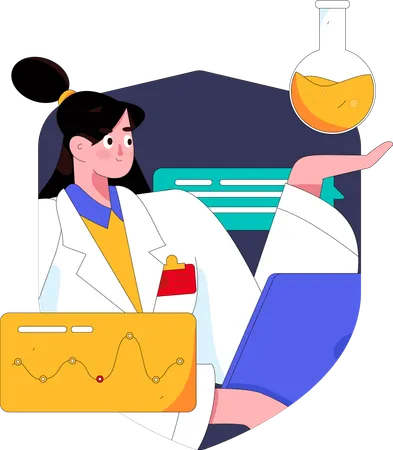 Lab Assistant  Illustration