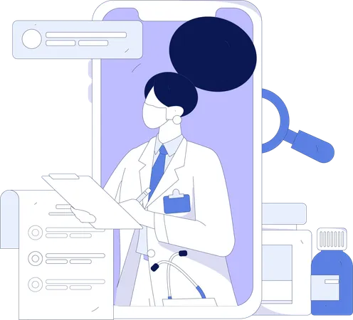 Lab Assistant  Illustration