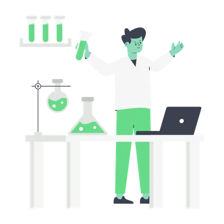 Lab Assistant  Illustration