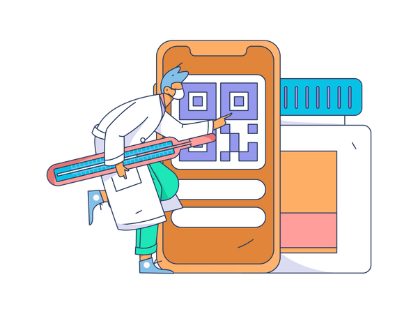 Lab assistant  Illustration