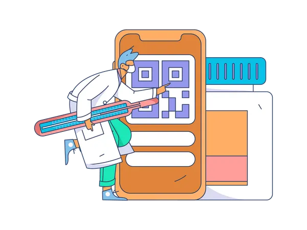 Lab assistant  Illustration