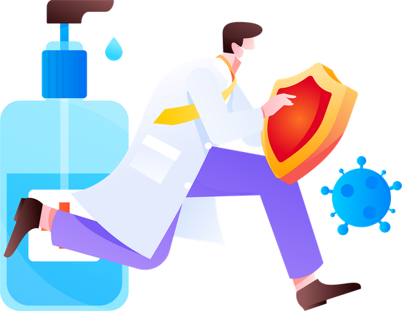 Lab Assistant  Illustration