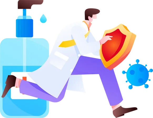 Lab Assistant  Illustration