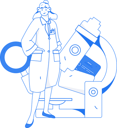 Lab assistant needs help in performing experiments  Illustration