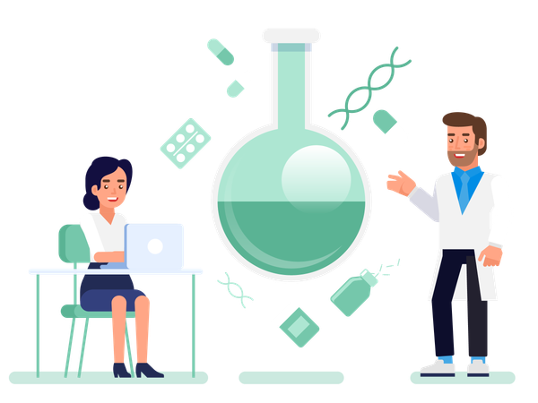 Lab research  Illustration