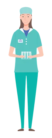 Lab researcher  Illustration