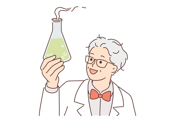 Lab researcher  Illustration