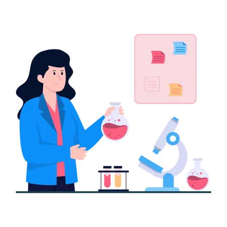 Lab Technician  Illustration