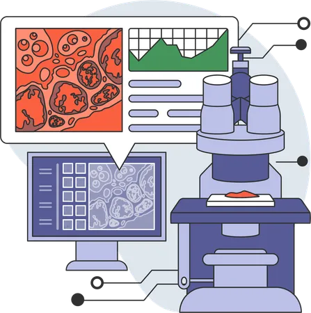 Lab test research  Illustration