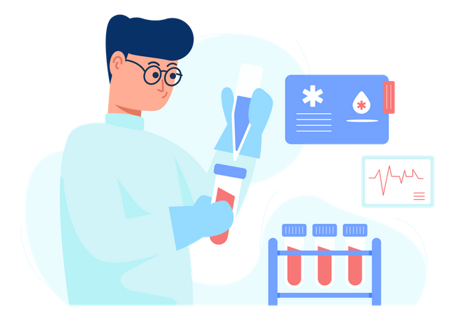 Lab Testing  Illustration