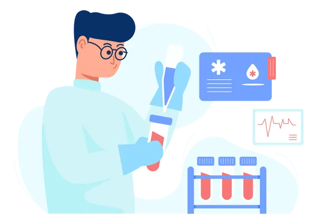 Lab Testing  Illustration