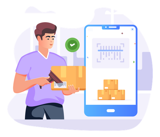 Label Scanning  Illustration