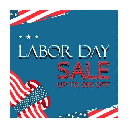 Labor Day sales  Illustration