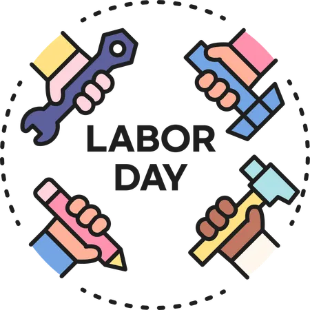 Labor Unity  Illustration