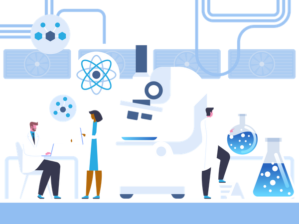 Laboratoire de chimie  Illustration