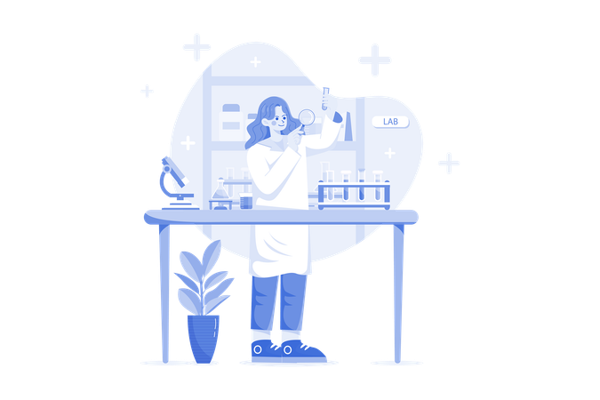 Laboratoire de recherche  Illustration