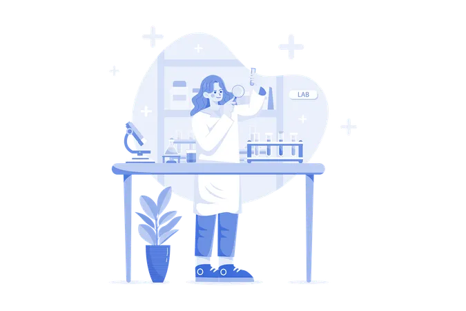 Laboratoire de recherche  Illustration