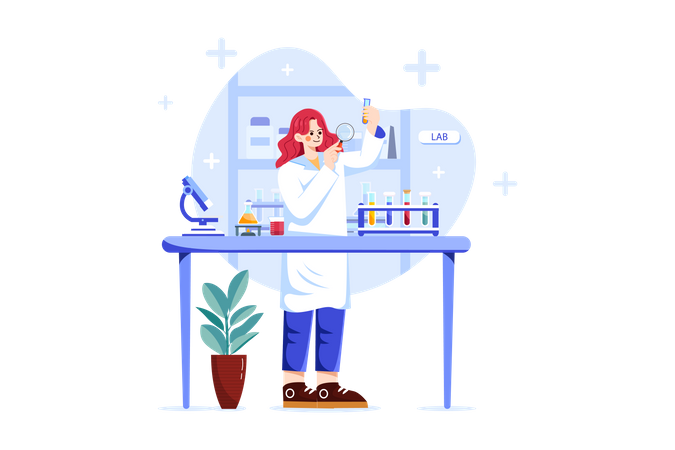 Laboratoire de recherche  Illustration