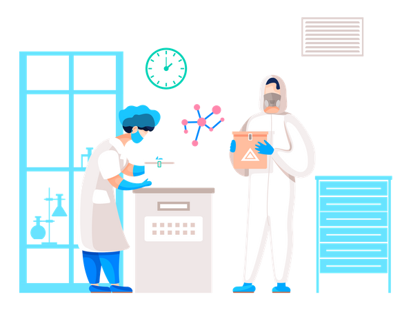 Laboratoire de recherche scientifique  Illustration