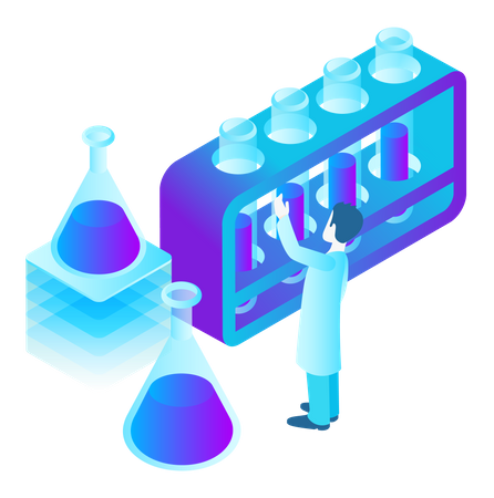 Laboratoire de science  Illustration