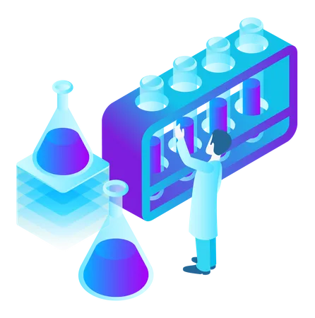 Laboratoire de science  Illustration