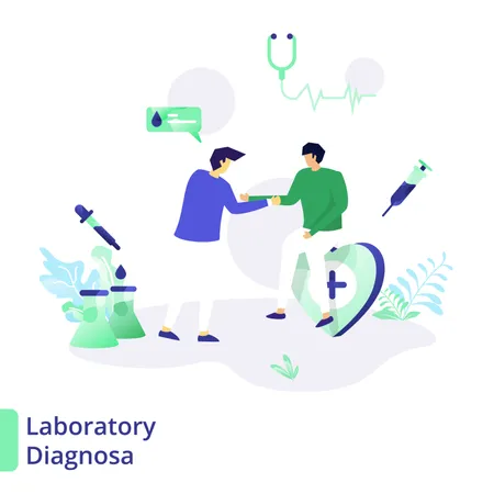 Diagnostic de laboratoire  Illustration