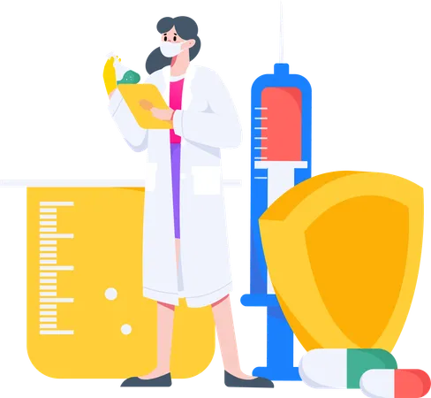 Recherche en laboratoire  Illustration