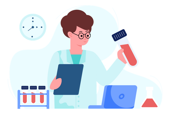 Recherche en laboratoire  Illustration