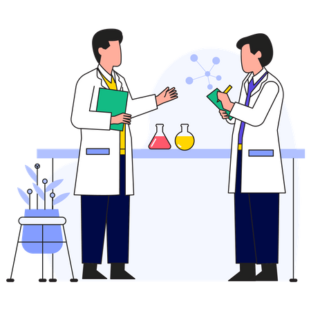 Laboratoire scientifique  Illustration