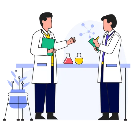 Laboratoire scientifique  Illustration