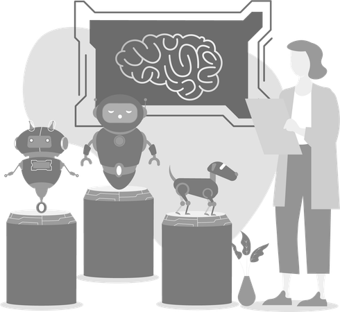 Laboratorio de robótica  Illustration
