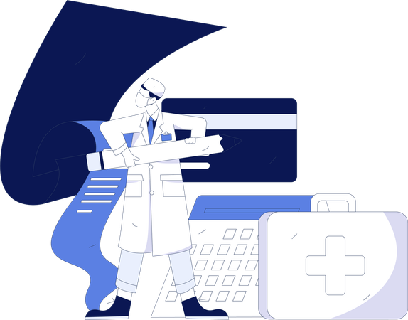 Laboratory Assistant  Illustration