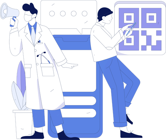 Laboratory Assistant  Illustration