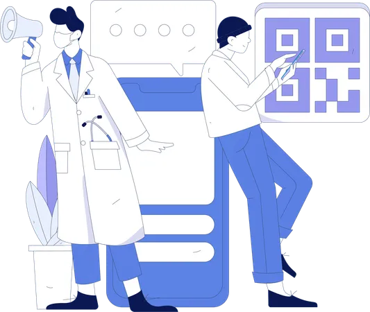 Laboratory Assistant  Illustration