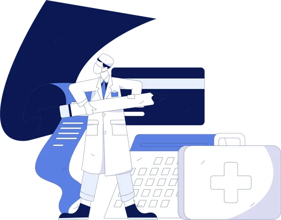 Laboratory Assistant  Illustration