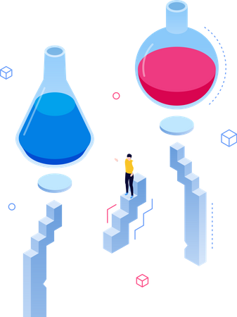 Laboratory concept Illustration