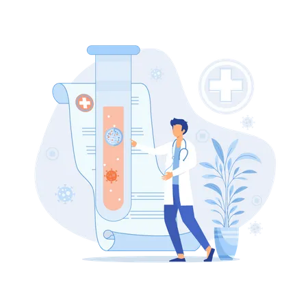 Laboratory diagnostic  Illustration